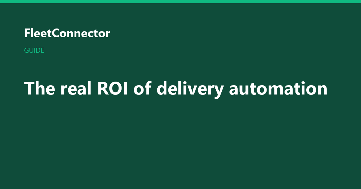 ROI of WooCommerce delivery automation